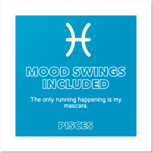 Pisces Mood Swings Included Posters and Art